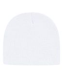 Cap America TKN28 USA-Made 8 1/2" Beanie in White