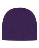 Cap America TKN28 USA-Made 8 1/2" Beanie in Purple
