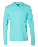 Next Level 6021 Unisex Tri-blend Hoody in Tahiti blue