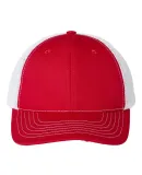 Classic Caps USA100 USA-Made Trucker Cap in Red/ white