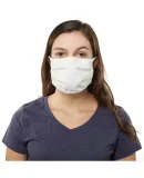 Hanes MASKBB 3-Ply Cotton Face Mask in White