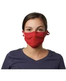 Hanes BMSKA5 X-Temp™ 2-Ply Adjustable Face Mask in Deep red