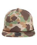 Imperial DNA010 The Aloha Rope Cap in Frog skin camo/ brown