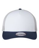 Imperial 1287 North Country Trucker Cap in White/ navy/ grey