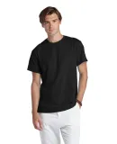 11730 Delta Apparel Adult Short Sleeve 5.2 oz. Tee in Jet black