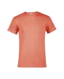 11730 Delta Apparel Adult Short Sleeve 5.2 oz. Tee in Coral heather hzw