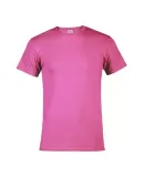 11730 Delta Apparel Adult Short Sleeve 5.2 oz. Tee in Safety pink rgb