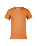 11730 Delta Apparel Adult Short Sleeve 5.2 oz. Tee in Tangerine y3e