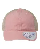 Infinity Hers TESS Women's Washed Mesh Back Cap in Dusty pink/ floral