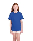 11736 Delta Apparel Youth Pro Weight Short Sleeve  in Cali blue