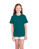 11736 Delta Apparel Youth Pro Weight Short Sleeve  in Deep ocean