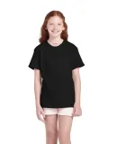 11736 Delta Apparel Youth Pro Weight Short Sleeve  in Black