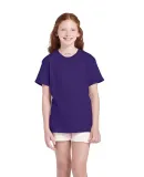 11736 Delta Apparel Youth Pro Weight Short Sleeve  in Purple