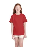 11736 Delta Apparel Youth Pro Weight Short Sleeve  in New red