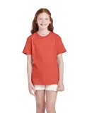 11736 Delta Apparel Youth Pro Weight Short Sleeve  in Deep coral