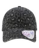 Infinity Hers HATTIE Women's Garment-Washed Fashio in Black leopard