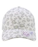 Infinity Hers HATTIE Women's Garment-Washed Fashio in Snow leopard