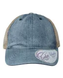 Infinity Hers DAISY Women's Denim Mesh Back Cap in Denim/ khaki