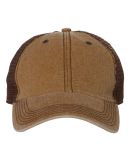 Legacy DTA Dashboard Trucker Cap in Camel/ brown