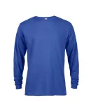 61748 Delta Apparel Adult Long Sleeve 5.2 oz. Tee in Royal