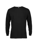 61748 Delta Apparel Adult Long Sleeve 5.2 oz. Tee in Black