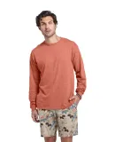 61748 Delta Apparel Adult Long Sleeve 5.2 oz. Tee in Coral heather