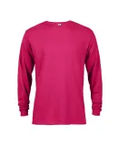 61748 Delta Apparel Adult Long Sleeve 5.2 oz. Tee in Helicona