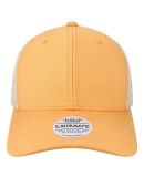 Legacy MPS Mid-Pro Snapback Trucker Cap in Peach/ stone