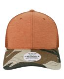 Legacy MPS Mid-Pro Snapback Trucker Cap in Saffron/ camo