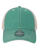 Legacy OFAY Youth Old Favorite Trucker Cap in Aqua/ khaki