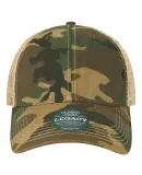 Legacy OFAY Youth Old Favorite Trucker Cap in Army camo/ khaki