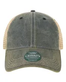 Legacy OFAY Youth Old Favorite Trucker Cap in Navy/ khaki