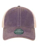 Legacy OFAY Youth Old Favorite Trucker Cap in Purple/ khaki