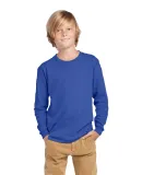 Delta Apparel 61070  Youth Long Sleeve 5.2 oz. Tee in Royal