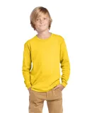 Delta Apparel 61070  Youth Long Sleeve 5.2 oz. Tee in Sunflower