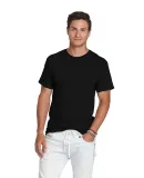 65000 Delta Apparel Adult Short Sleeve 6.0 oz. Tee in Jet black