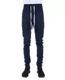 Shaka Wear SHTP Men's Track Pants in Navy/ white