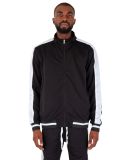Shaka Wear SHTJ Men's Track Jacket in Black/ white