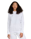 US Blanks US2212 Unisex Organic Cotton Sweatshirt in White