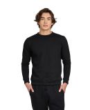 US Blanks US2212 Unisex Organic Cotton Sweatshirt in Black