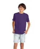 Delta Apparel 65900 Youth Short Sleeve 5.5 oz. Tee in Purple