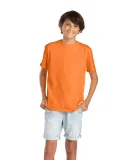 Delta Apparel 65900 Youth Short Sleeve 5.5 oz. Tee in Safety orange