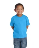 65300 Delta Apparel Juvenile Short Sleeve 5.5 oz.  in Turquoise heather