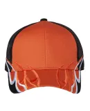 Outdoor Cap WAV605M Flame Mesh-Back Cap in Orange/ black