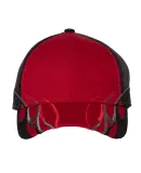 Outdoor Cap WAV605M Flame Mesh-Back Cap in Red/ black
