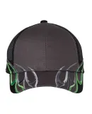 Outdoor Cap WAV605M Flame Mesh-Back Cap in Charcoal/ black