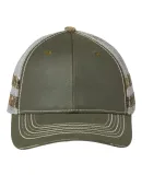 Outdoor Cap HPC400M Frayed Camo Stripes Mesh-Back  in Olive/ country dna