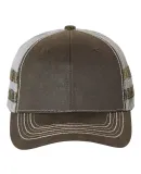 Outdoor Cap HPC400M Frayed Camo Stripes Mesh-Back  in Brown/ country dna
