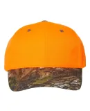 Outdoor Cap 202IS Blaze Crown with Camo Visor Cap in Country dna/ blaze