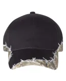 Outdoor Cap BRB605 Camo with Barbed Wire Cap in Black/ realtree edge